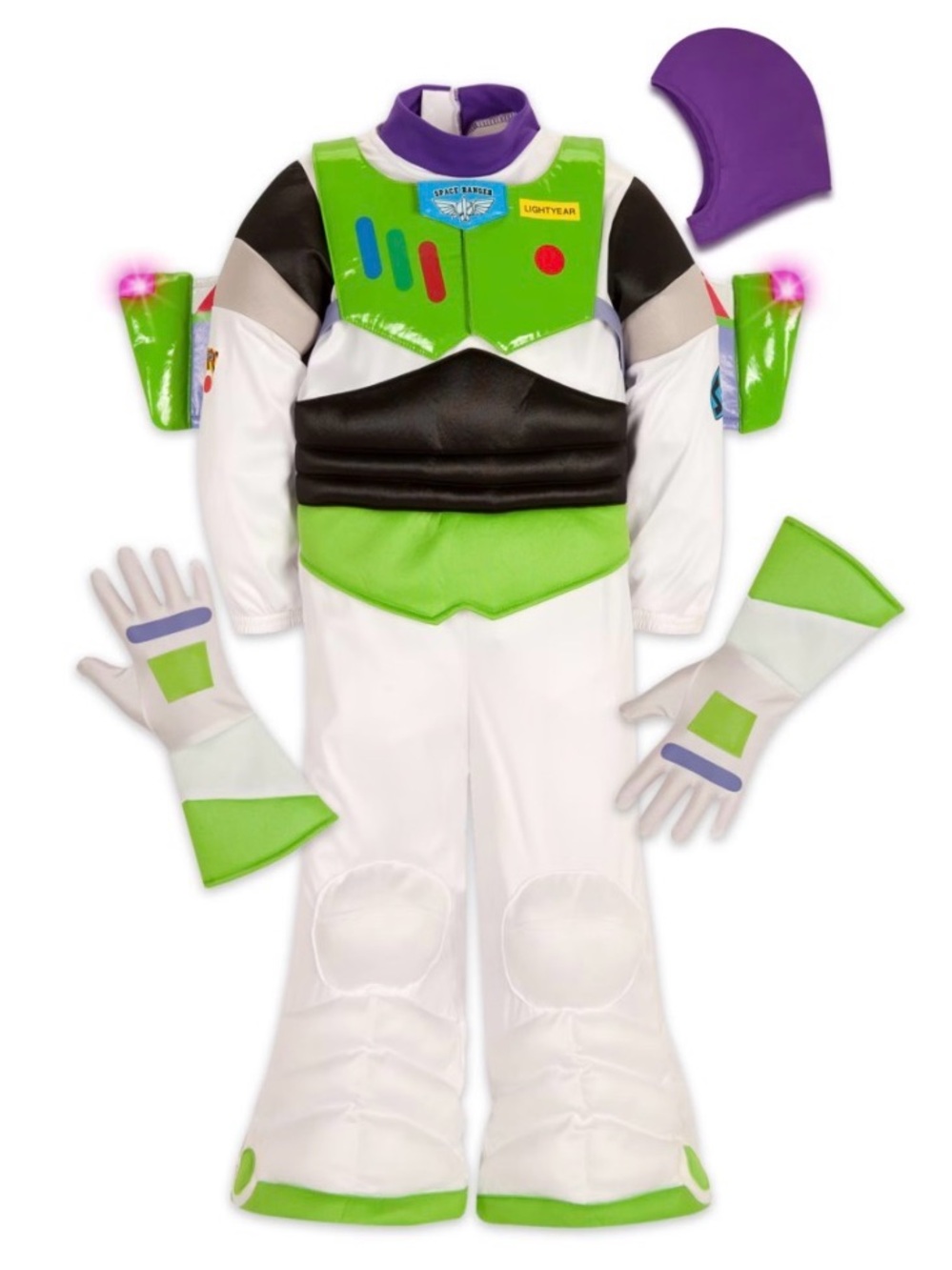 Buzz Lightyear Light-Up Costume For Kids, Toy Story size 11/12 New No Tag